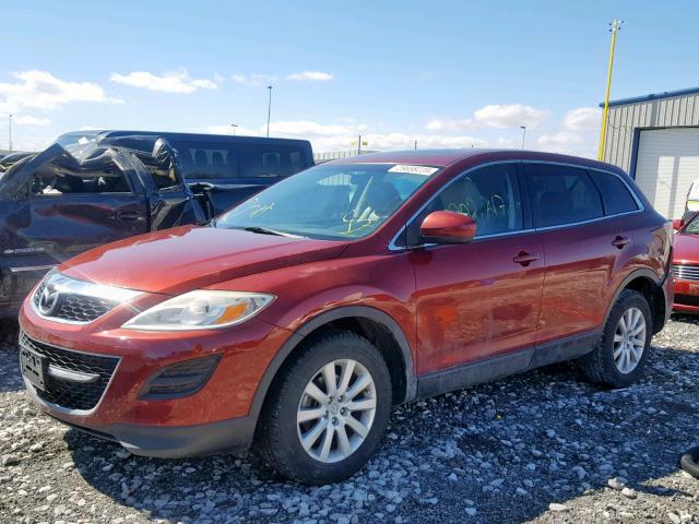 JM3TB2MA8A0229623 - 2010 MAZDA CX-9 RED photo 2