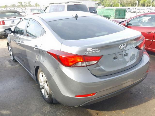 KMHDH4AE4GU592447 - 2016 HYUNDAI ELANTRA SE GRAY photo 3