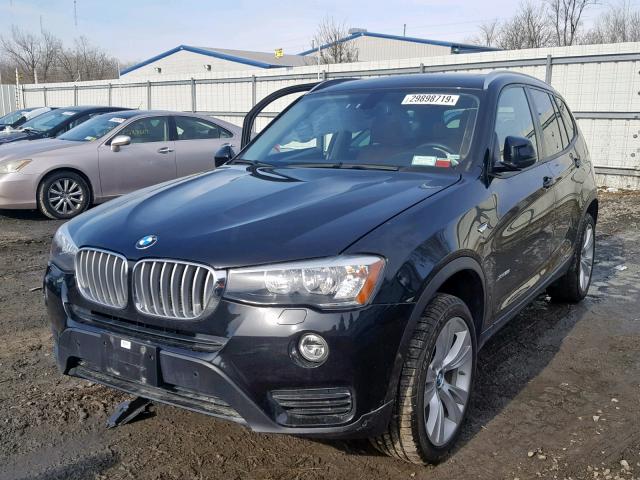 5UXWX9C56G0D82872 - 2016 BMW X3 XDRIVE2 BLACK photo 2