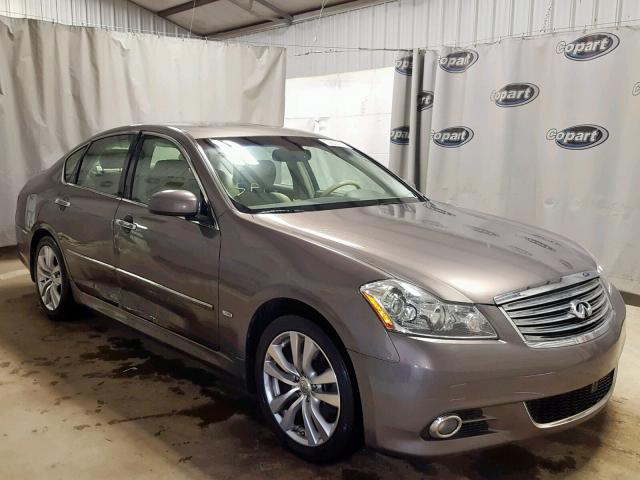 JN1CY0AP3AM910238 - 2010 INFINITI M35 BASE GRAY photo 1