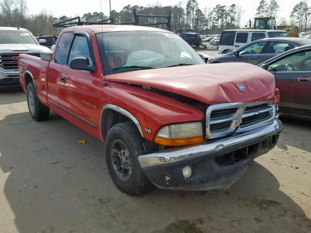 1B7GL22X8XS151873 - 1999 DODGE DAKOTA RED photo 1