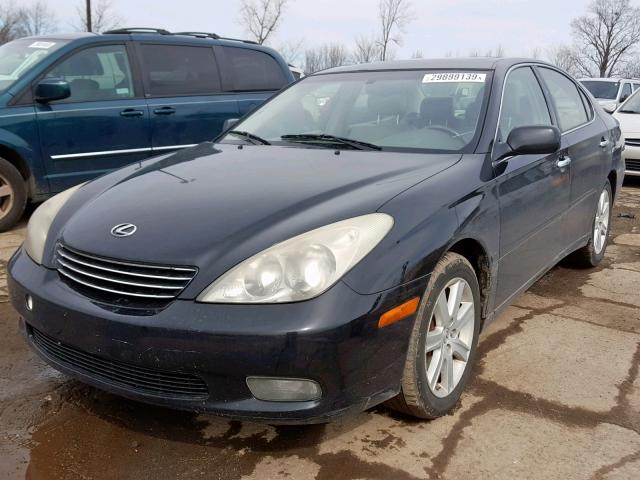 JTHBF30G625015791 - 2002 LEXUS ES 300 BLACK photo 2