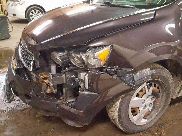 1G1JA5SG4D4202789 - 2013 CHEVROLET SONIC LS 黑色 照片 9