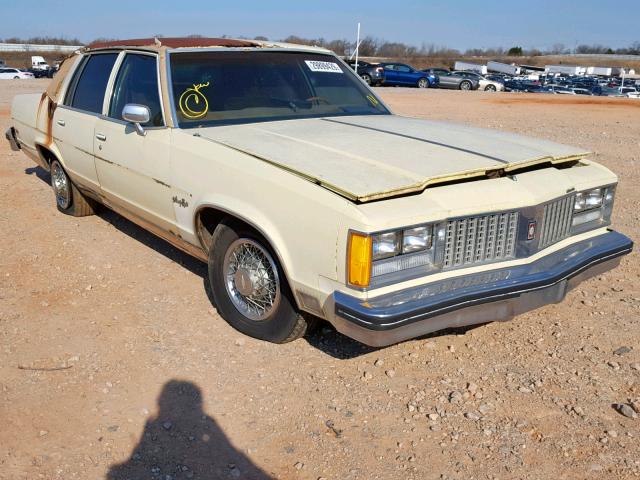 3X69R9M256685 - 1979 OLDSMOBILE 98 REGENCY YELLOW photo 1