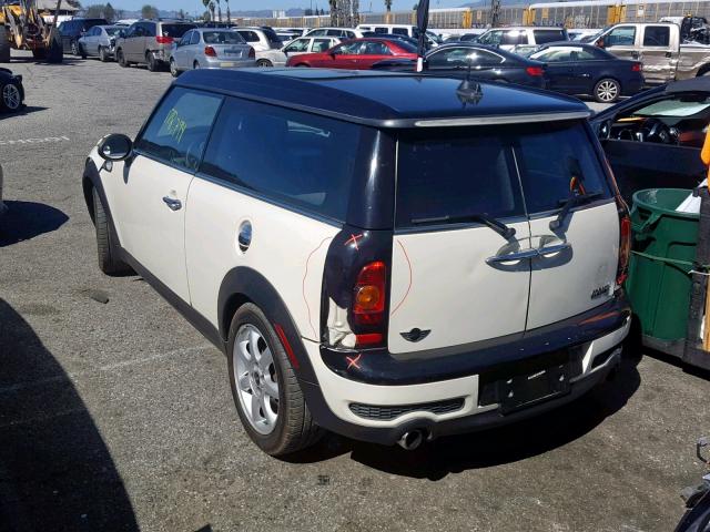 WMWMM33558TP89526 - 2008 MINI COOPER S C WHITE photo 3