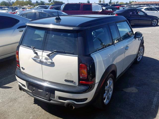 WMWMM33558TP89526 - 2008 MINI COOPER S C WHITE photo 4