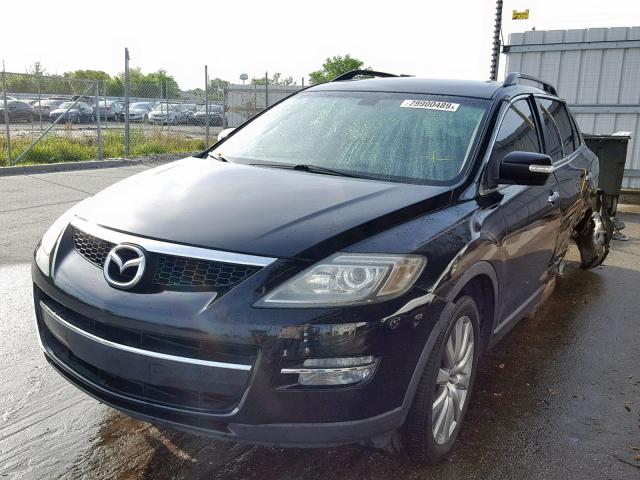 JM3TB28A480152429 - 2008 MAZDA CX-9 BLACK photo 2