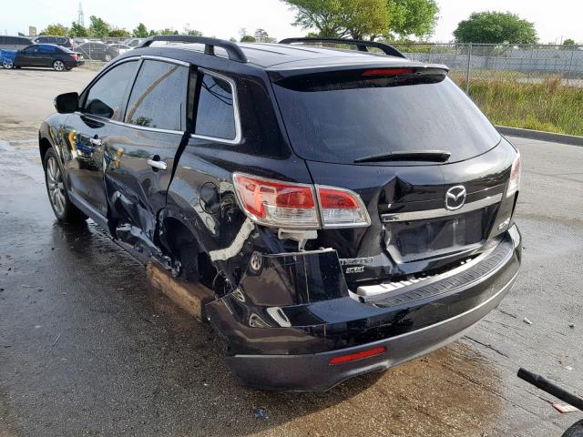 JM3TB28A480152429 - 2008 MAZDA CX-9 BLACK photo 3