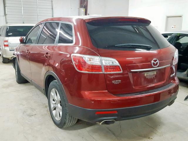 JM3TB2CA8B0303030 - 2011 MAZDA CX-9 MAROON photo 3