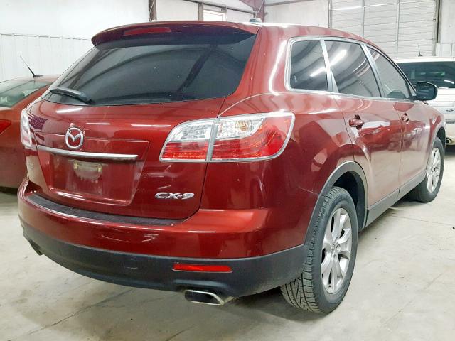 JM3TB2CA8B0303030 - 2011 MAZDA CX-9 MAROON photo 4