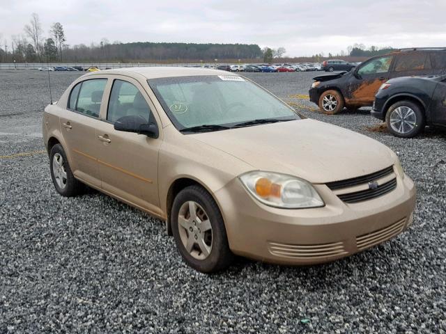 1G1AK52F157518901 - 2005 CHEVROLET COBALT GOLD photo 1