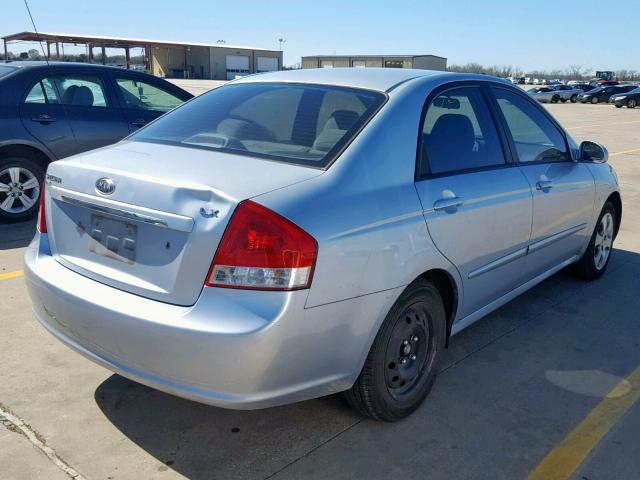 KNAFE121975387441 - 2007 KIA SPECTRA EX BLUE photo 4