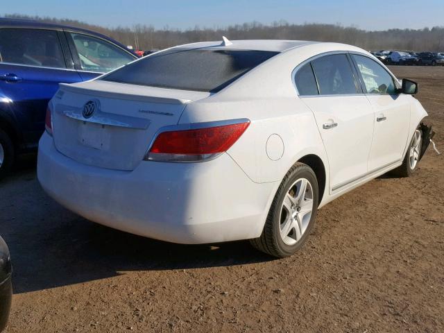 1G4GA5EC6AF307789 - 2010 BUICK LACROSSE C WHITE photo 4