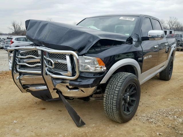 1C6RD7NT5CS178445 - 2012 DODGE RAM 1500 L BLACK photo 2