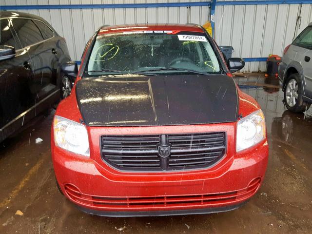 1B3HB28B17D151819 - 2007 DODGE CALIBER GREEN photo 9