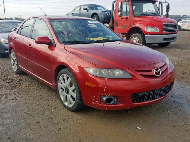 1YVHP81D675M12509 - 2007 MAZDA 6 S RED photo 1