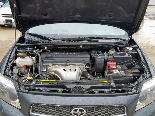 JTKDE177470175317 - 2007 TOYOTA SCION TC გრაფიტი ფოტო 7
