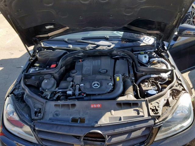 WDDGF4HB7DR248571 - 2013 MERCEDES-BENZ C 250 BLACK photo 7