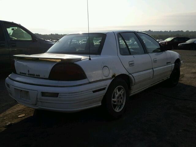 1G2NE55D3SC756394 - 1995 PONTIAC GRAND AM S WHITE photo 4