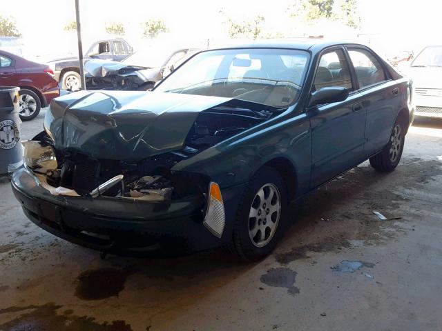 1YVGF22D2X5853628 - 1999 MAZDA 626 ES GREEN photo 2