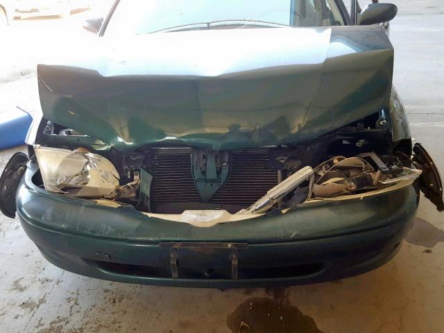 1YVGF22D2X5853628 - 1999 MAZDA 626 ES GREEN photo 7