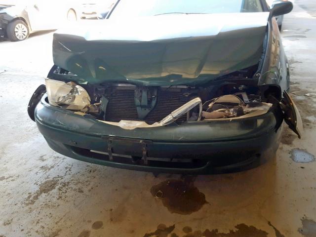 1YVGF22D2X5853628 - 1999 MAZDA 626 ES GREEN photo 9