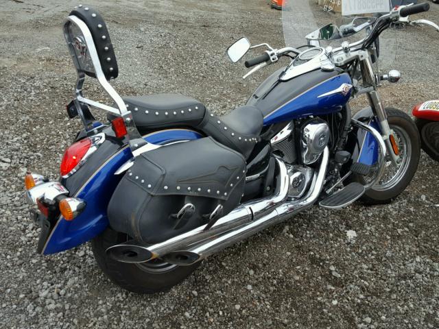 JKAVN2D139A031508 - 2009 KAWASAKI VN900 D BLUE photo 4