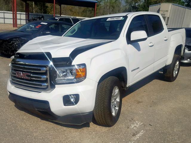 1GTG5CEA4J1180968 - 2018 GMC CANYON SLE WHITE photo 2