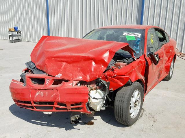 1G2NF52E14M509804 - 2004 PONTIAC GRAND AM S RED photo 2