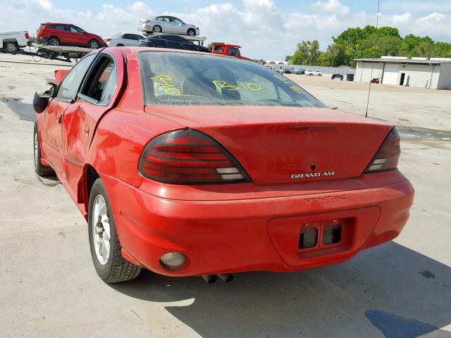 1G2NF52E14M509804 - 2004 PONTIAC GRAND AM S RED photo 3