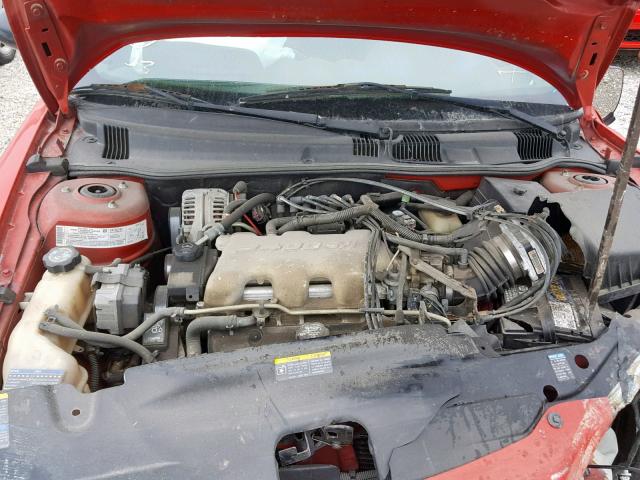 1G2NF52E14M509804 - 2004 PONTIAC GRAND AM S RED photo 7