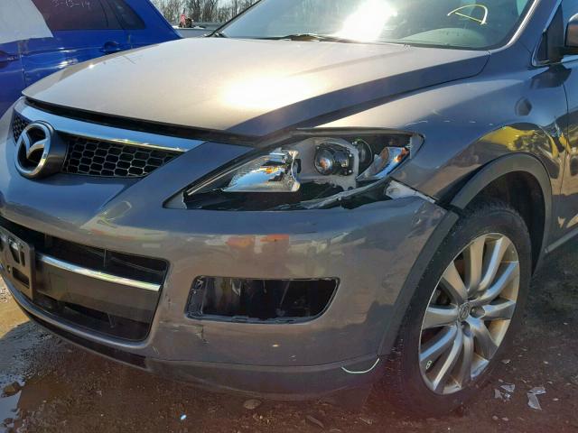 JM3TB38A980159298 - 2008 MAZDA CX-9 GRAY photo 9