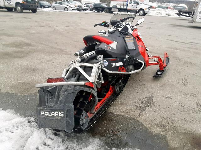 SN1DS8PS8FC541318 - 2015 POLARIS SNOWMOBILE RED photo 4