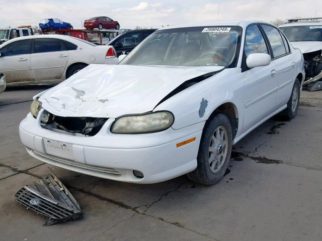 1G1NE52M7W6252640 - 1998 CHEVROLET MALIBU LS WHITE photo 2