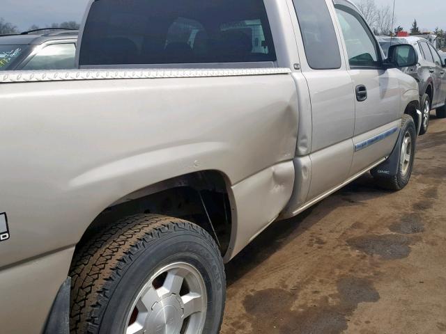 2GTEK19B251194925 - 2005 GMC NEW SIERRA CREAM photo 9