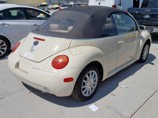 3VWCM31Y75M368510 - 2005 VOLKSWAGEN NEW BEETLE Braun Foto 4