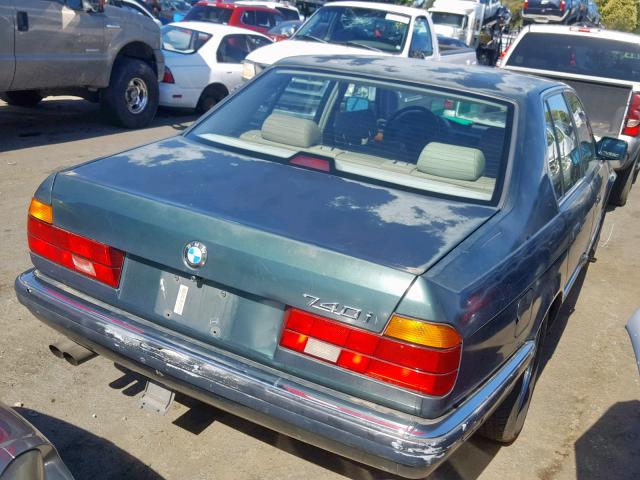 WBAGD4324PDE60935 - 1993 BMW 740 I AUTO GREEN photo 4