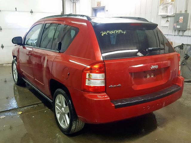 1J4NF4FB6AD505405 - 2010 JEEP COMPASS SP RED photo 3