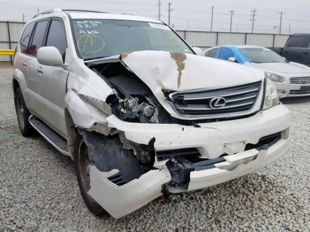 JTJBT20X180154640 - 2008 LEXUS GX 470 WHITE photo 1