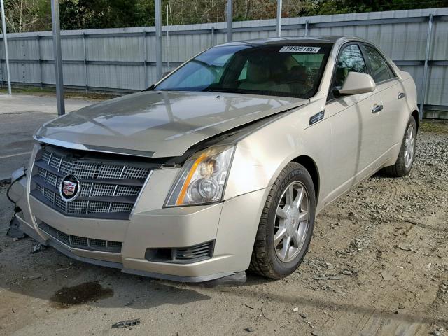 1G6DR57V580175266 - 2008 CADILLAC CTS HI FEA GOLD photo 2