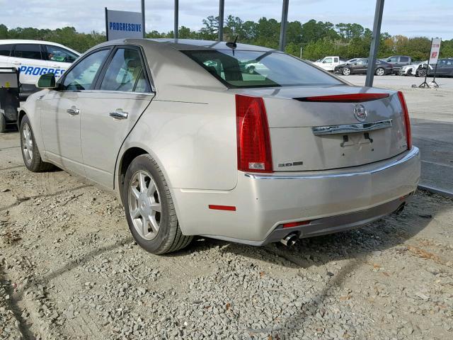 1G6DR57V580175266 - 2008 CADILLAC CTS HI FEA GOLD photo 3