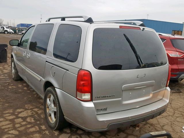 1GNDV33LX5D185918 - 2005 CHEVROLET UPLANDER L Gümüş foto 3