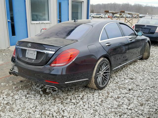 WDDUG8CB3EA008707 - 2014 MERCEDES-BENZ S 550 BLACK photo 4