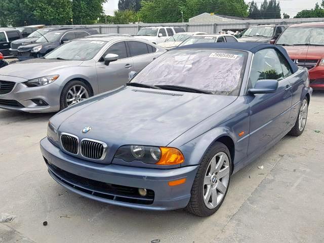 WBABR3349YEK96078 - 2000 BMW 323 CI BLUE photo 2