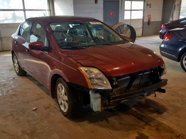 3N1AB61E38L725332 - 2008 NISSAN SENTRA 2.0 BURGUNDY photo 1