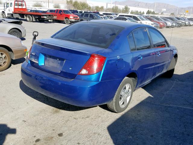 1G8AJ55F06Z117913 - 2006 SATURN ION LEVEL BLUE photo 4