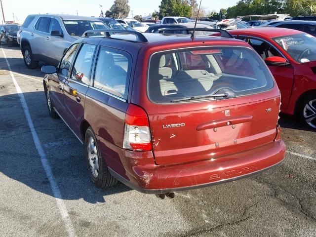 1G8JW84R72Y591243 - 2002 SATURN LW300 BURGUNDY photo 3