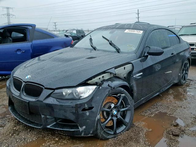 WBSWD93588PY41702 - 2008 BMW M3 BLACK photo 2