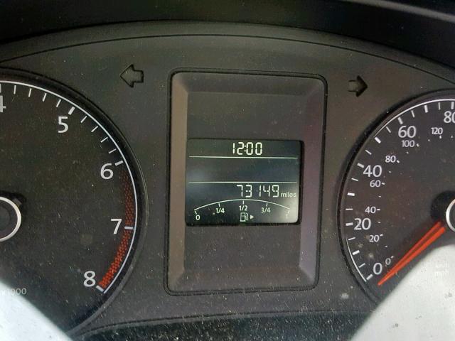 3VW2K7AJ0EM427215 - 2014 VOLKSWAGEN JETTA BASE SILVER photo 8