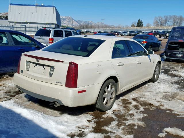 1G6DC67A650160324 - 2005 CADILLAC STS WHITE photo 4